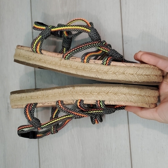 Circus by Sam Edelman Womens Athena Espadrille Platform  Sandals shoes sz 8.5 - Picture 9 of 13